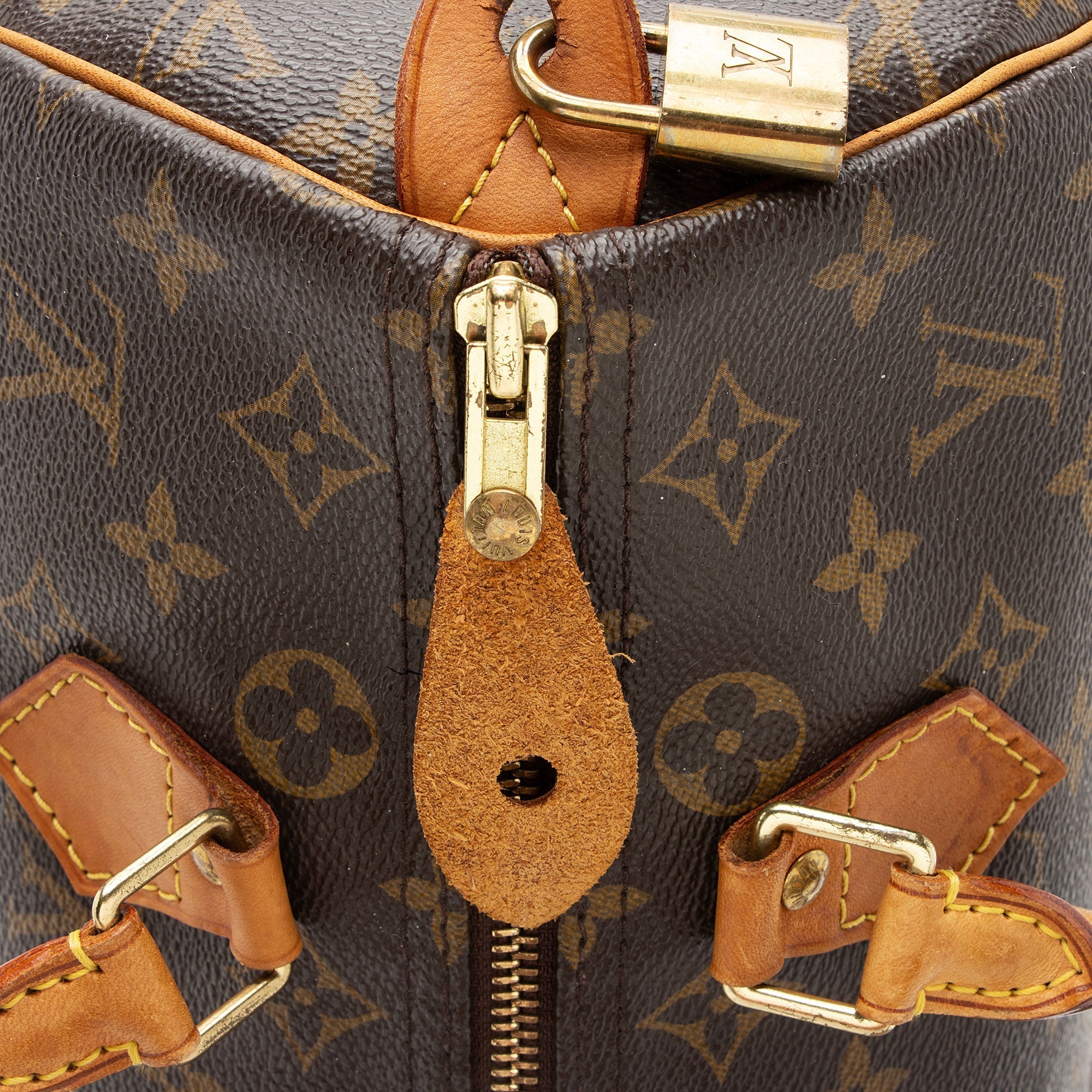 Louis Vuitton Monogram Canvas Speedy 30 Satchel (SHF-xGja6B)