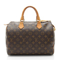 Louis Vuitton Monogram Canvas Speedy 30 Satchel (SHF-xGja6B)