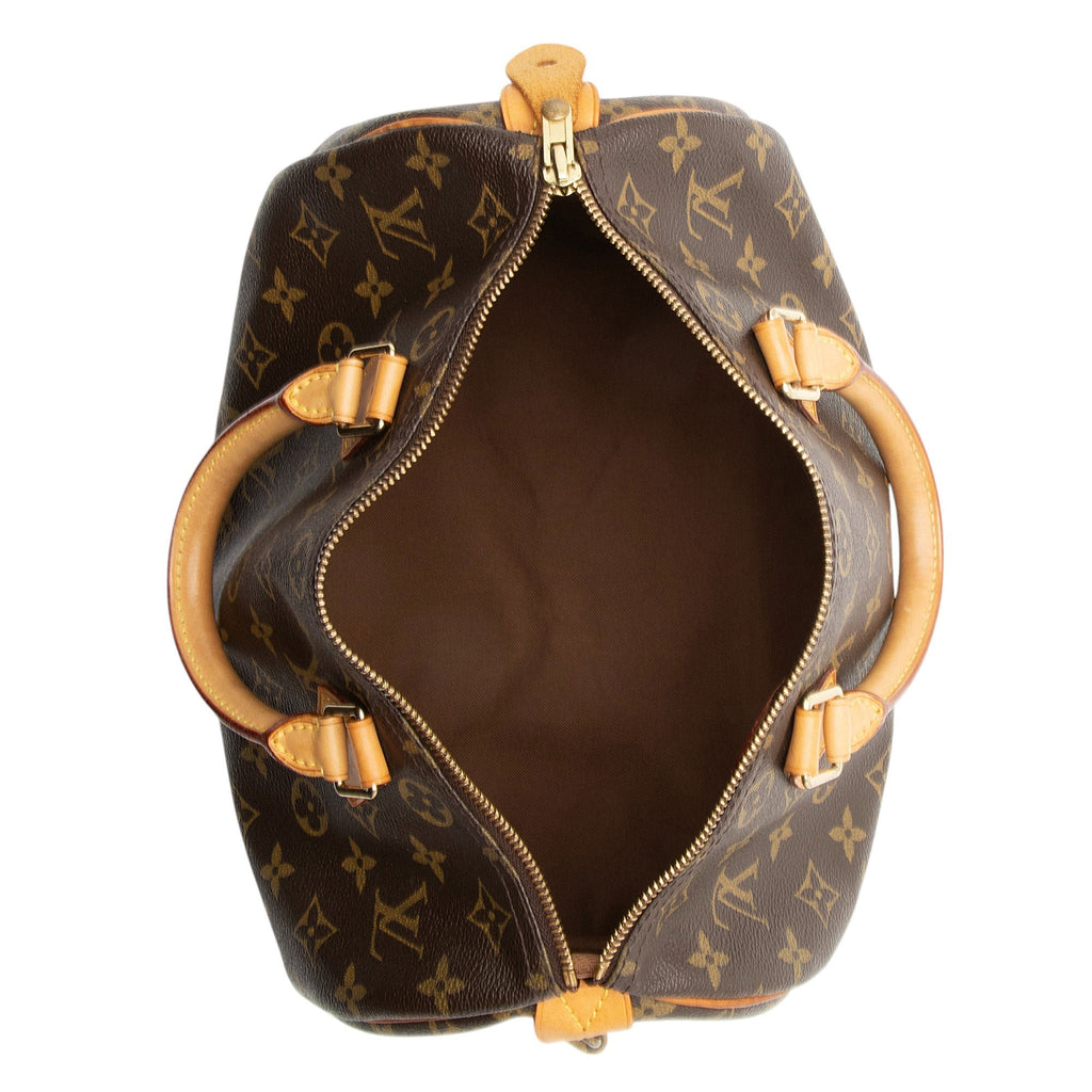 Louis Vuitton Monogram Canvas Speedy 30 Satchel (SHF-wQGZmO)