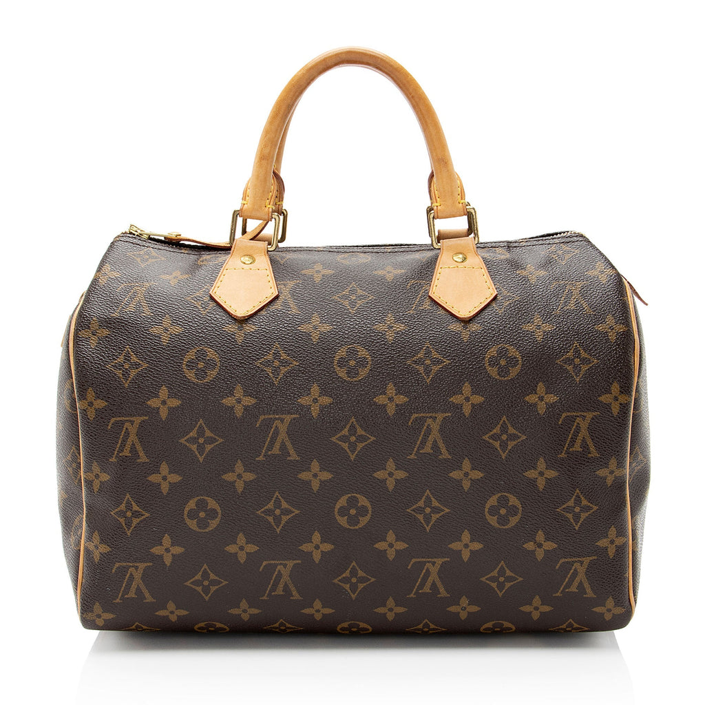 Louis Vuitton Monogram Canvas Speedy 30 Satchel