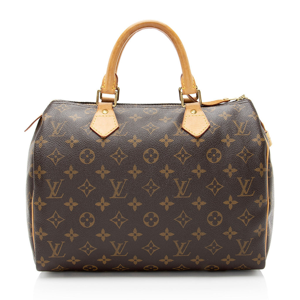 Louis Vuitton Monogram Canvas Speedy 30 Satchel