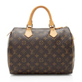 Louis Vuitton Monogram Canvas Speedy 30 Satchel