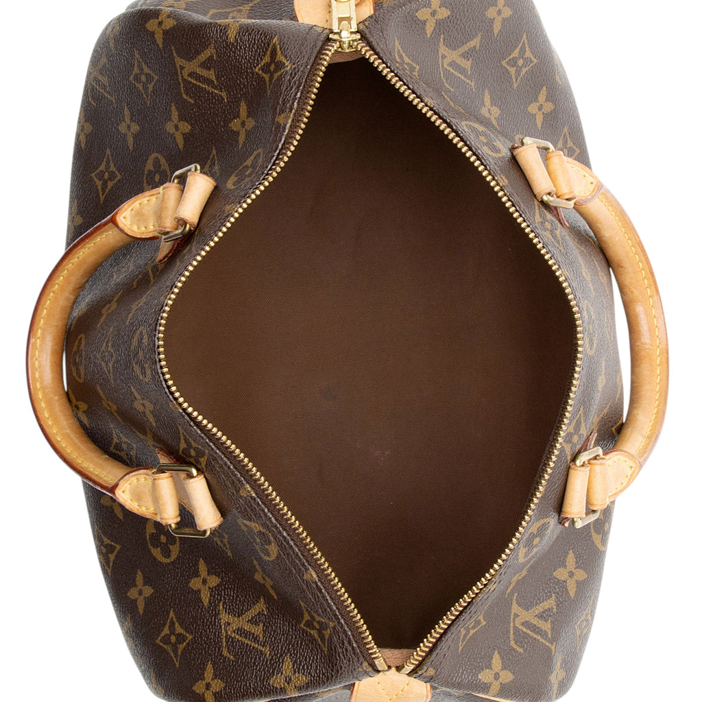Louis Vuitton Monogram Canvas Speedy 30 Satchel