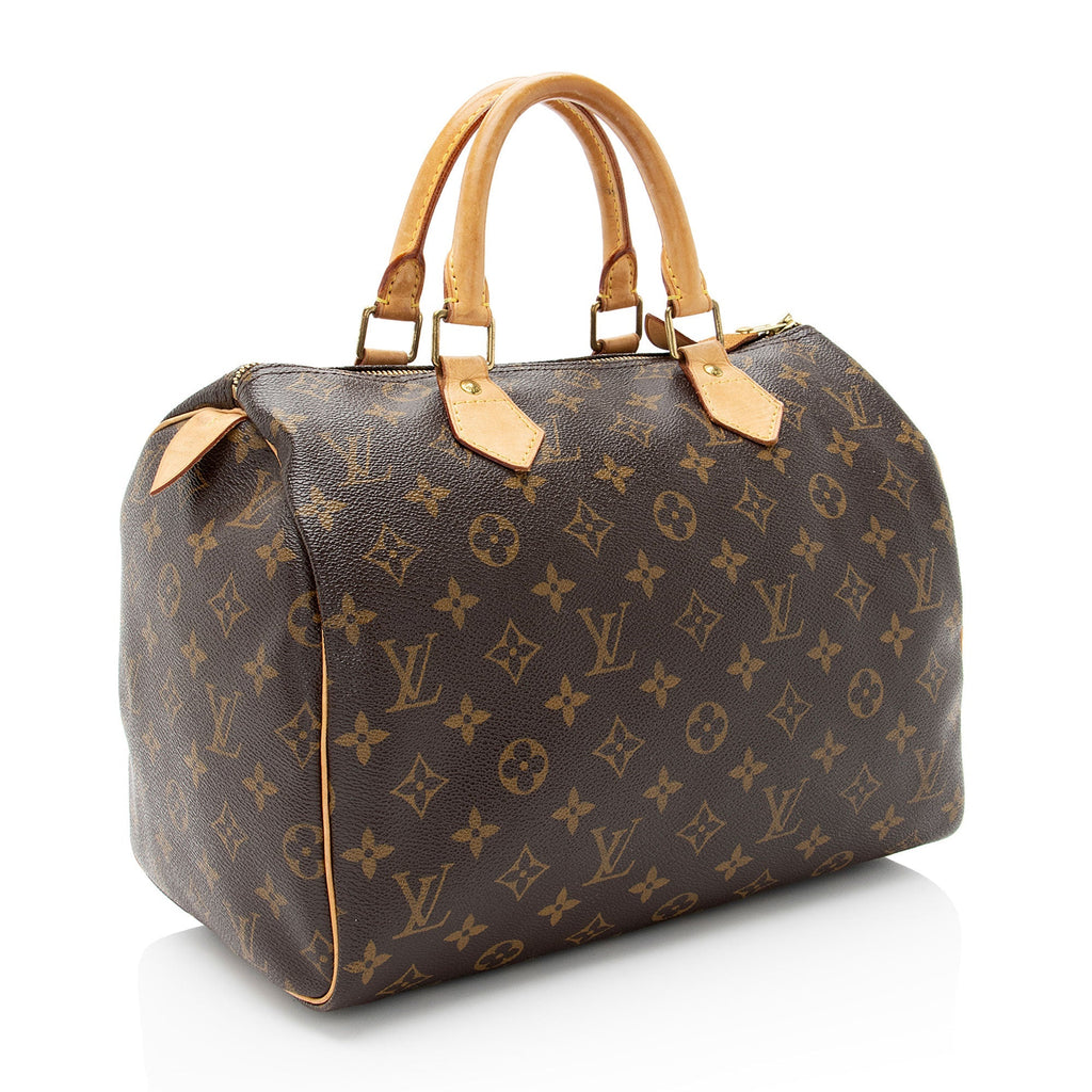 Louis Vuitton Monogram Canvas Speedy 30 Satchel