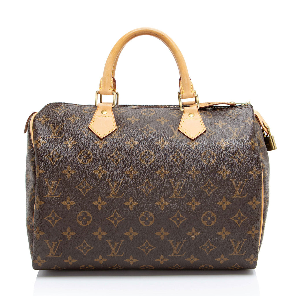 Louis Vuitton Monogram Canvas Speedy 30 Satchel