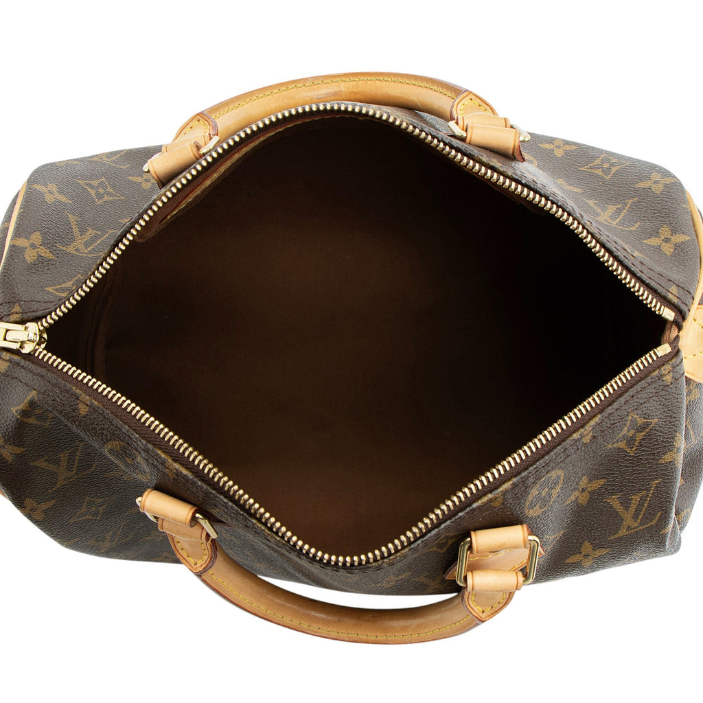 Louis Vuitton Monogram Canvas Speedy 30 Satchel