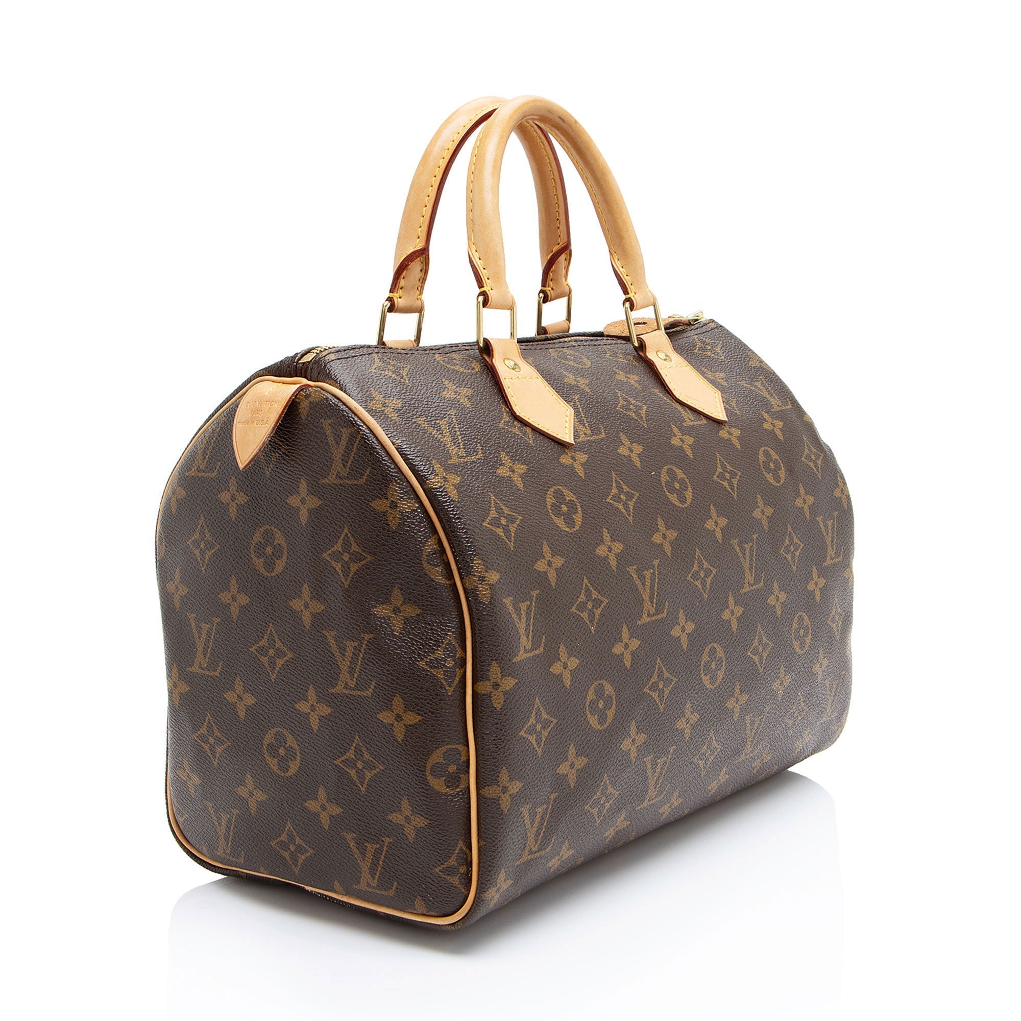 Louis Vuitton Monogram Canvas Speedy 30 Satchel