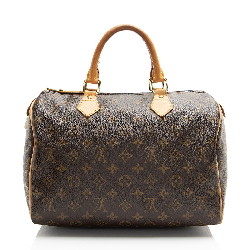 Louis Vuitton Monogram Canvas Speedy 30 Satchel