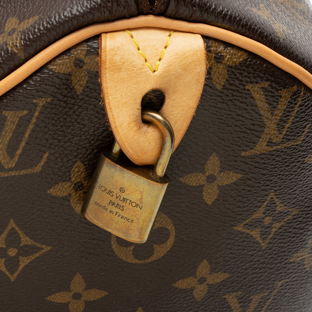 Louis Vuitton Monogram Canvas Speedy 30 Satchel