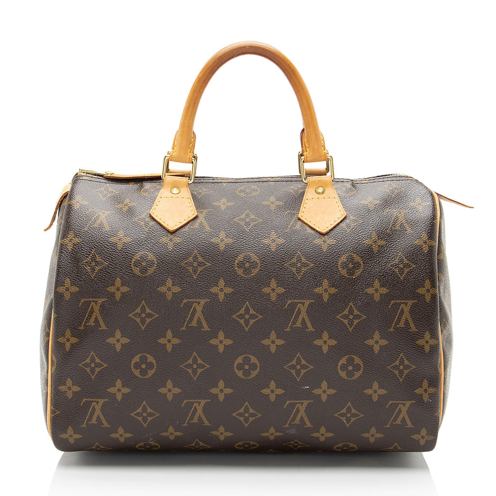 Louis Vuitton Monogram Canvas Speedy 30 Satchel