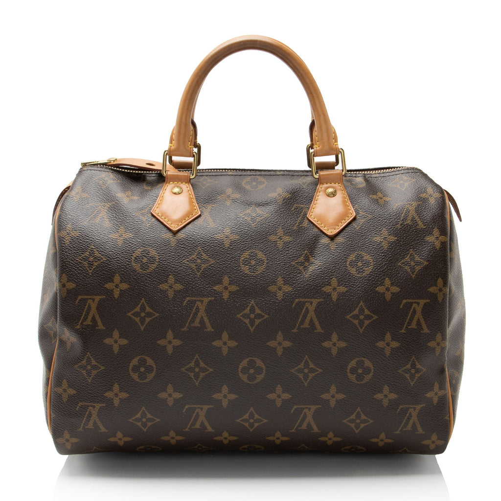 Louis Vuitton Monogram Canvas Speedy 30 Satchel