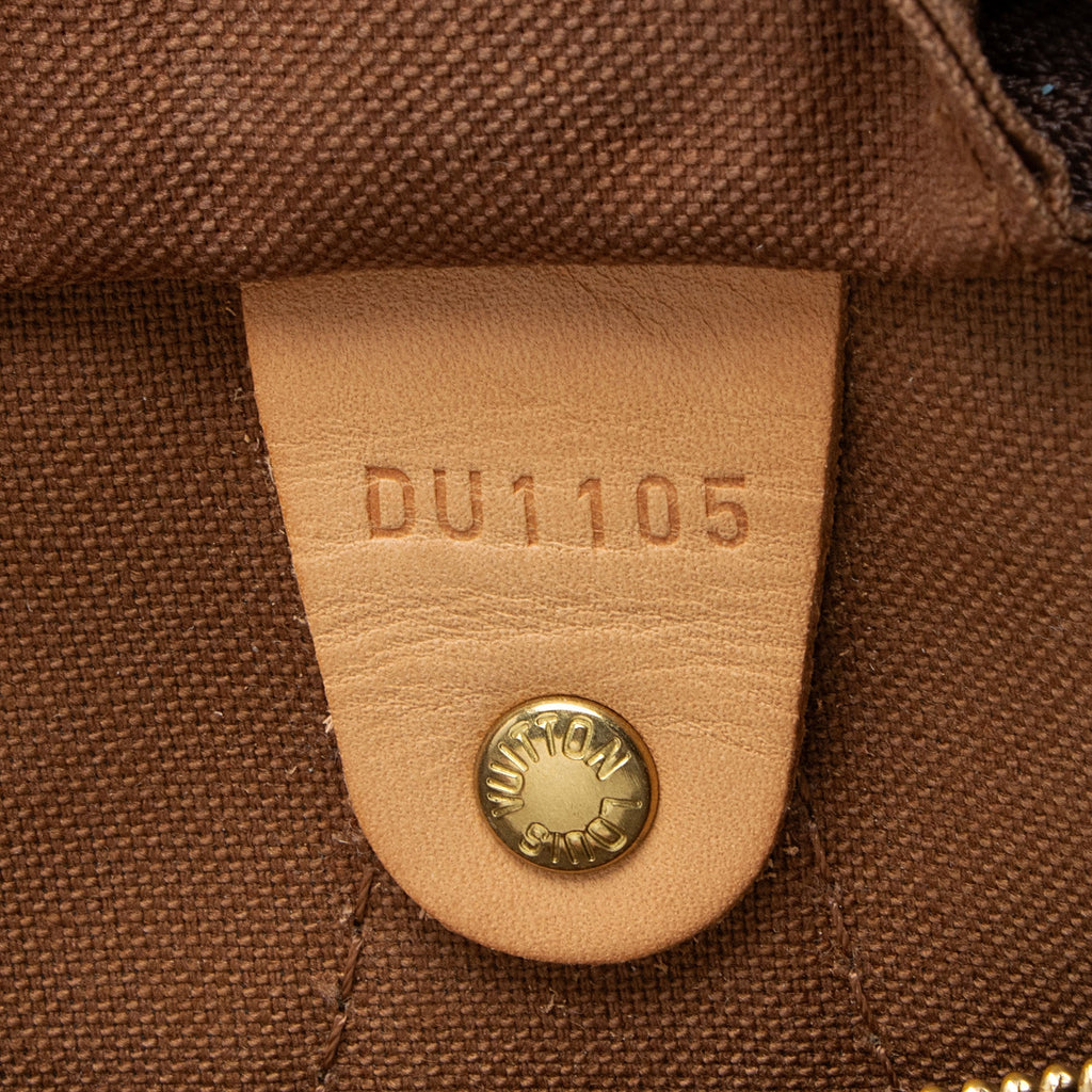 Louis Vuitton Monogram Canvas Speedy 30 Satchel