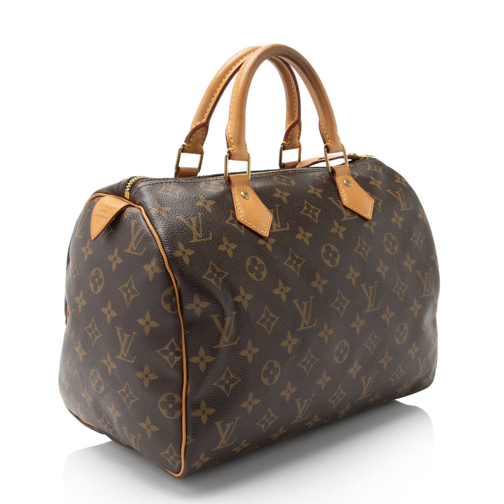 Louis Vuitton Monogram Canvas Speedy 30 Satchel