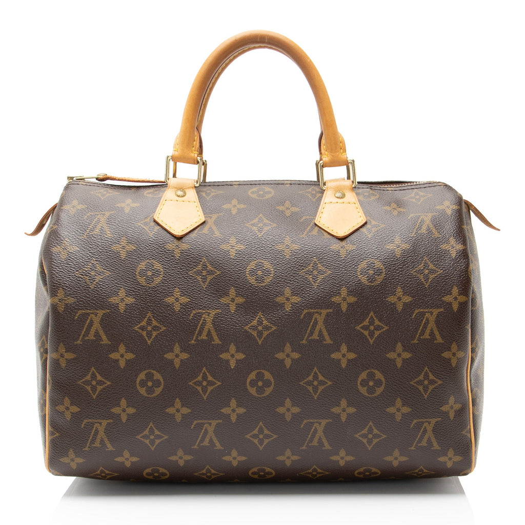 Louis Vuitton Monogram Canvas Speedy 30 Satchel