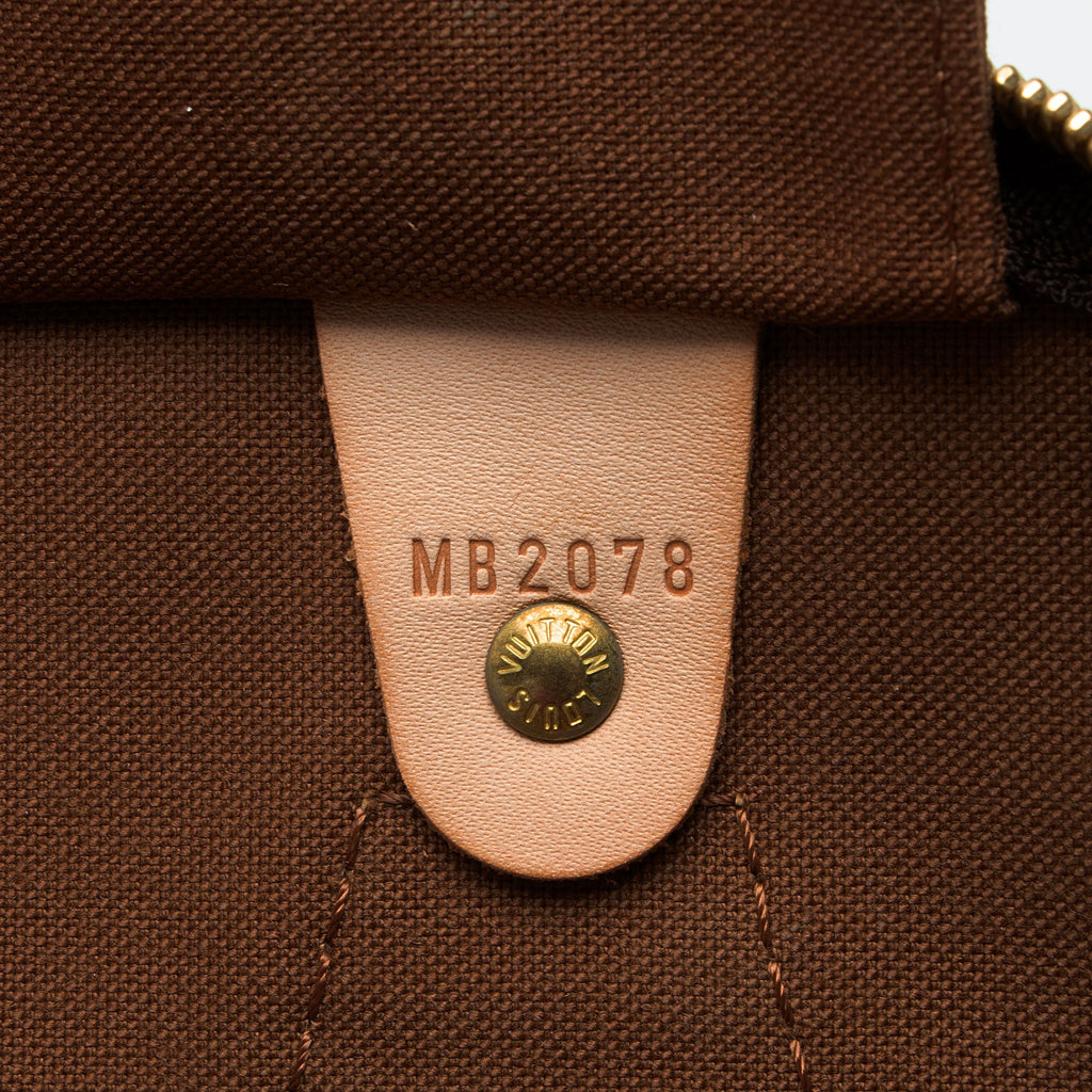 Louis Vuitton Monogram Canvas Speedy 30 Satchel