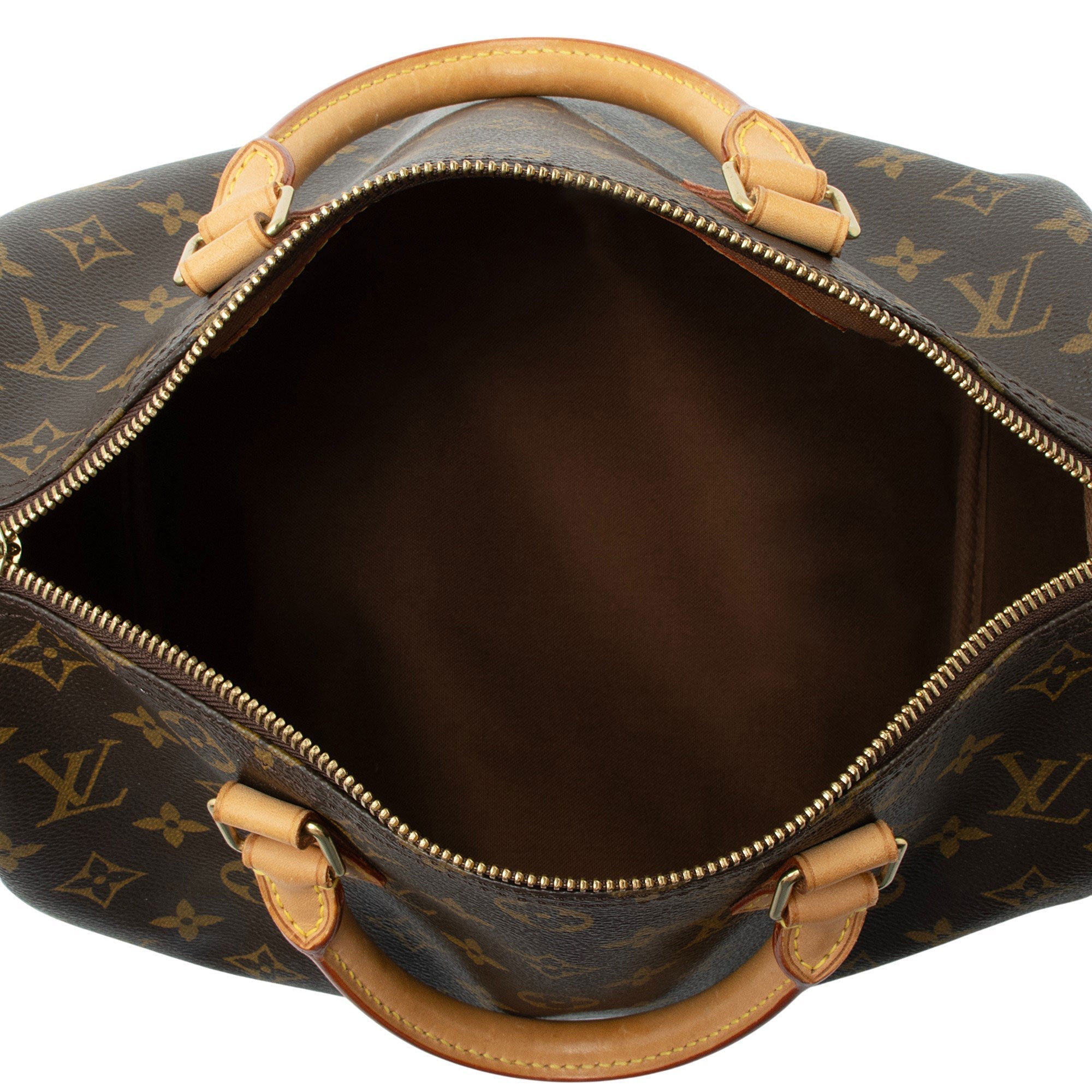 Louis Vuitton Monogram Canvas Speedy 30 Satchel