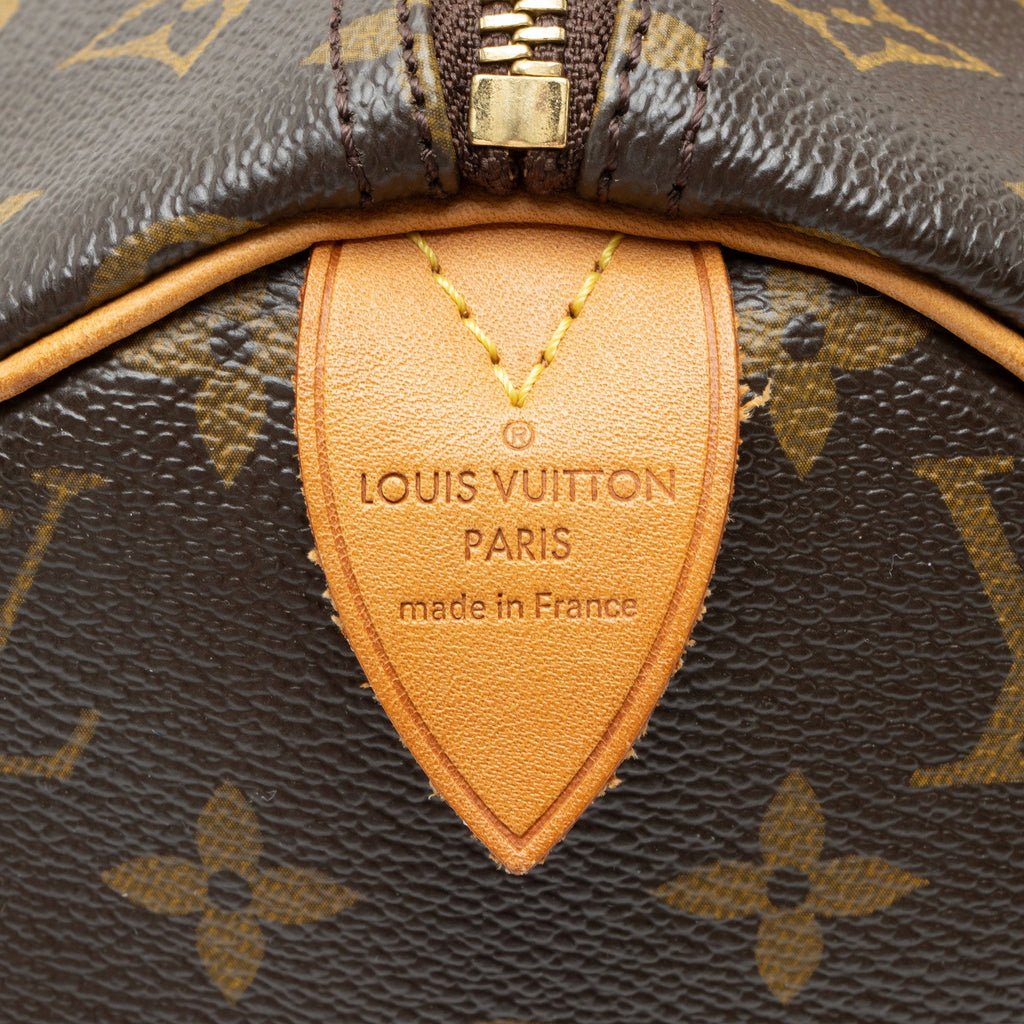 Louis Vuitton Monogram Canvas Speedy 30 Satchel