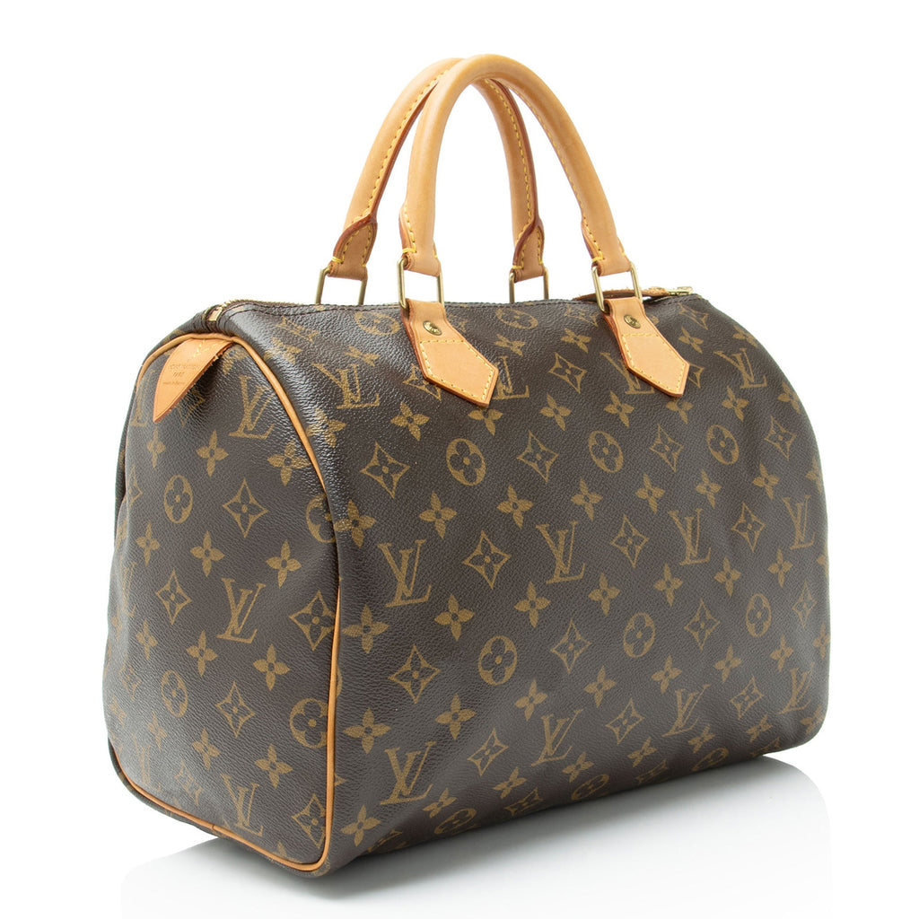 Louis Vuitton Monogram Canvas Speedy 30 Satchel