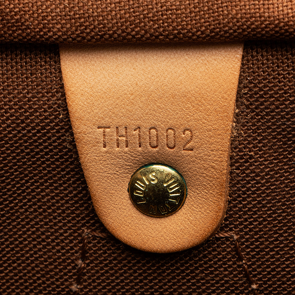 Louis Vuitton Monogram Canvas Speedy 30 Satchel (SHF-17133)