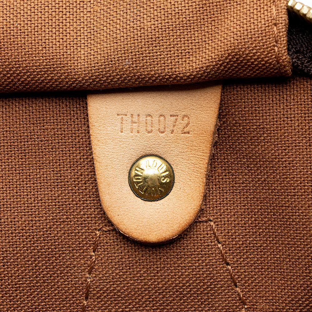 Louis Vuitton  Monogram Canvas Speedy 30 Satchel (SHF-18250)