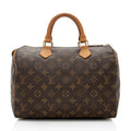 Louis Vuitton  Monogram Canvas Speedy 30 Satchel (SHF-18250)