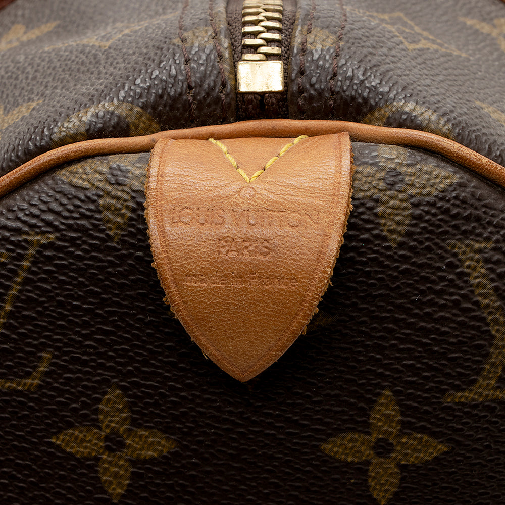 Louis Vuitton  Monogram Canvas Speedy 30 Satchel (SHF-18250)