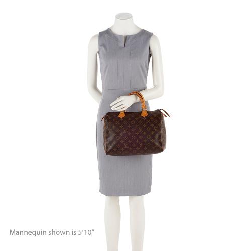 Louis Vuitton  Monogram Canvas Speedy 30 Satchel (SHF-18250)