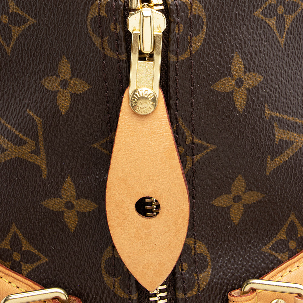 Louis Vuitton Monogram Canvas Speedy 35 Satchel (SHF-20543)