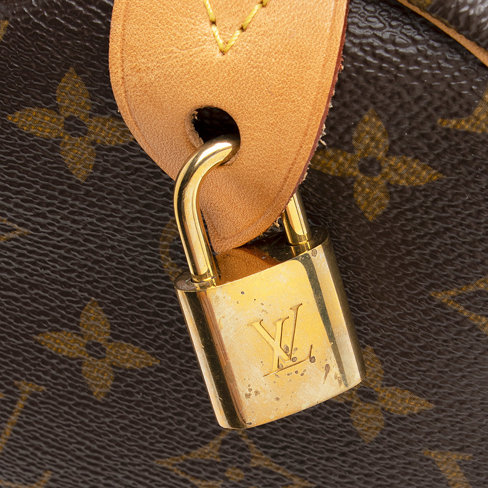 Louis Vuitton Monogram Canvas Speedy 35 Satchel (SHF-20543)