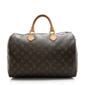 Louis Vuitton Monogram Canvas Speedy 35 Satchel (SHF-21589)