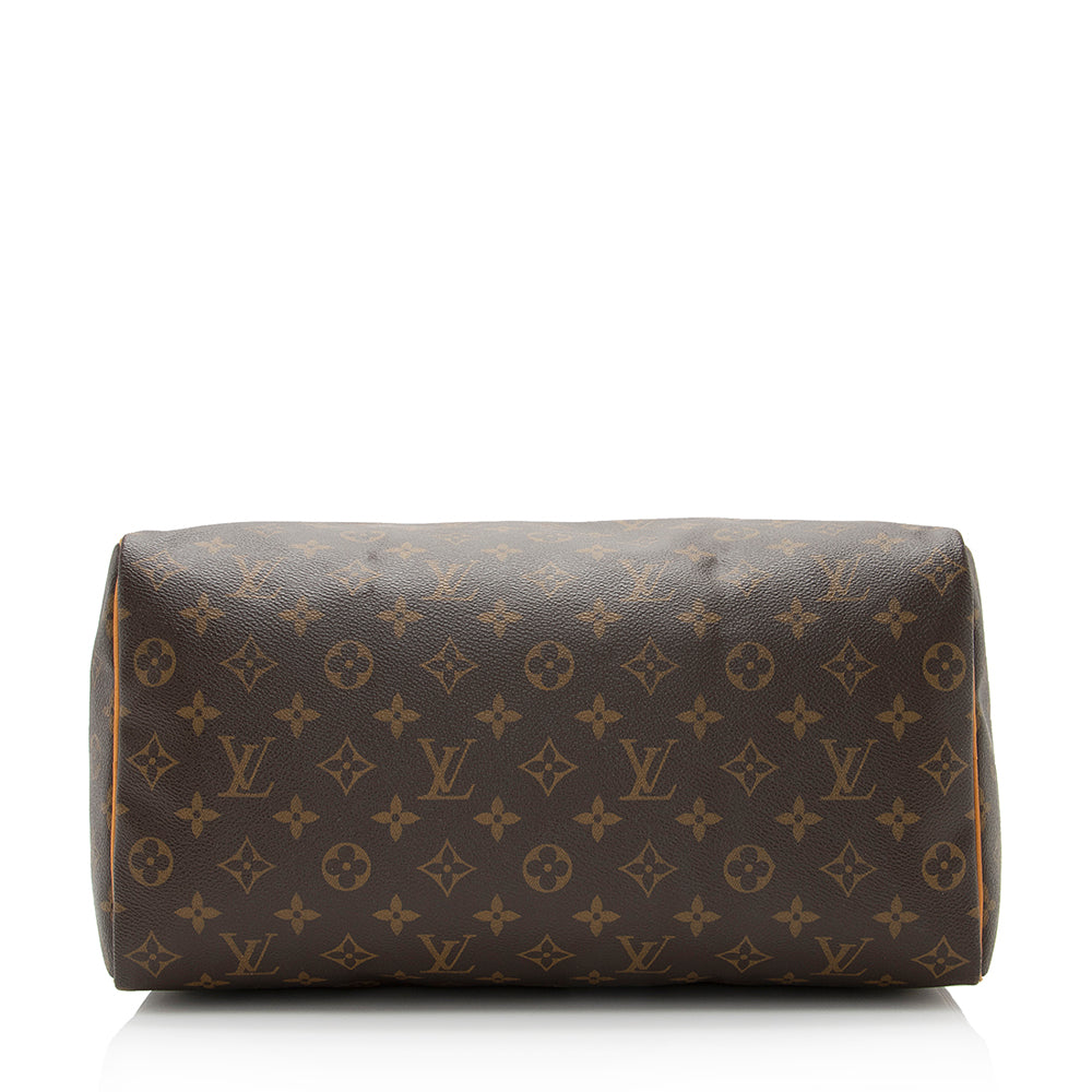 Louis Vuitton Monogram Canvas Speedy 35 Satchel (SHF-21621)