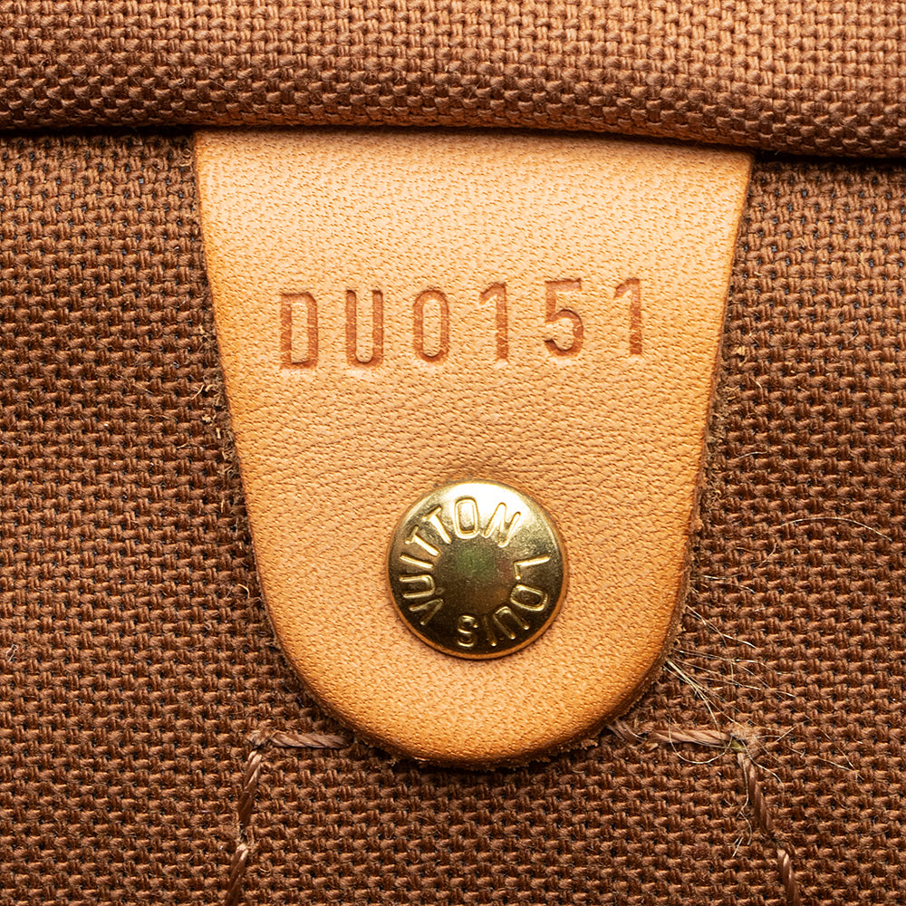 Louis Vuitton Monogram Canvas Speedy 35 Satchel (SHF-21621)