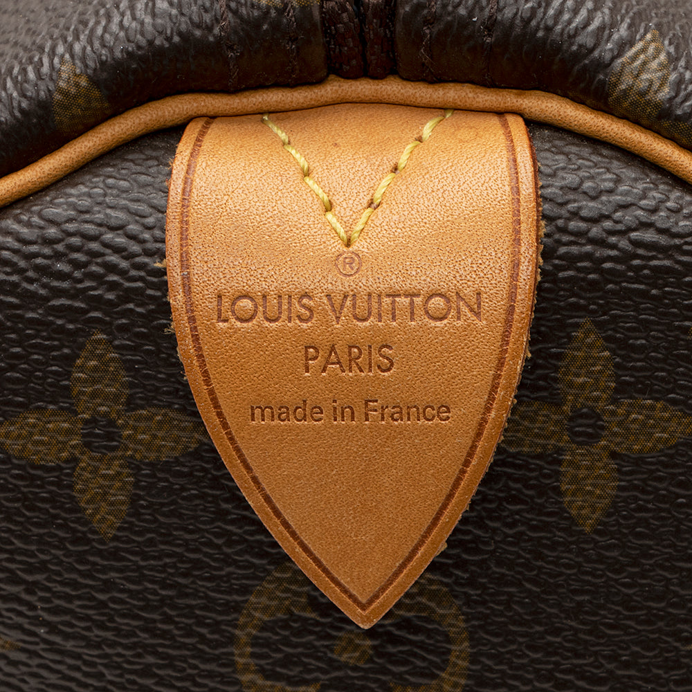 Louis Vuitton Monogram Canvas Speedy 35 Satchel (SHF-21621)