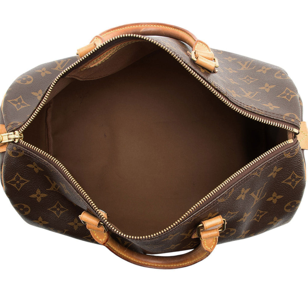 Louis Vuitton Monogram Canvas Speedy 35 Satchel (SHF-wdK2Fs)
