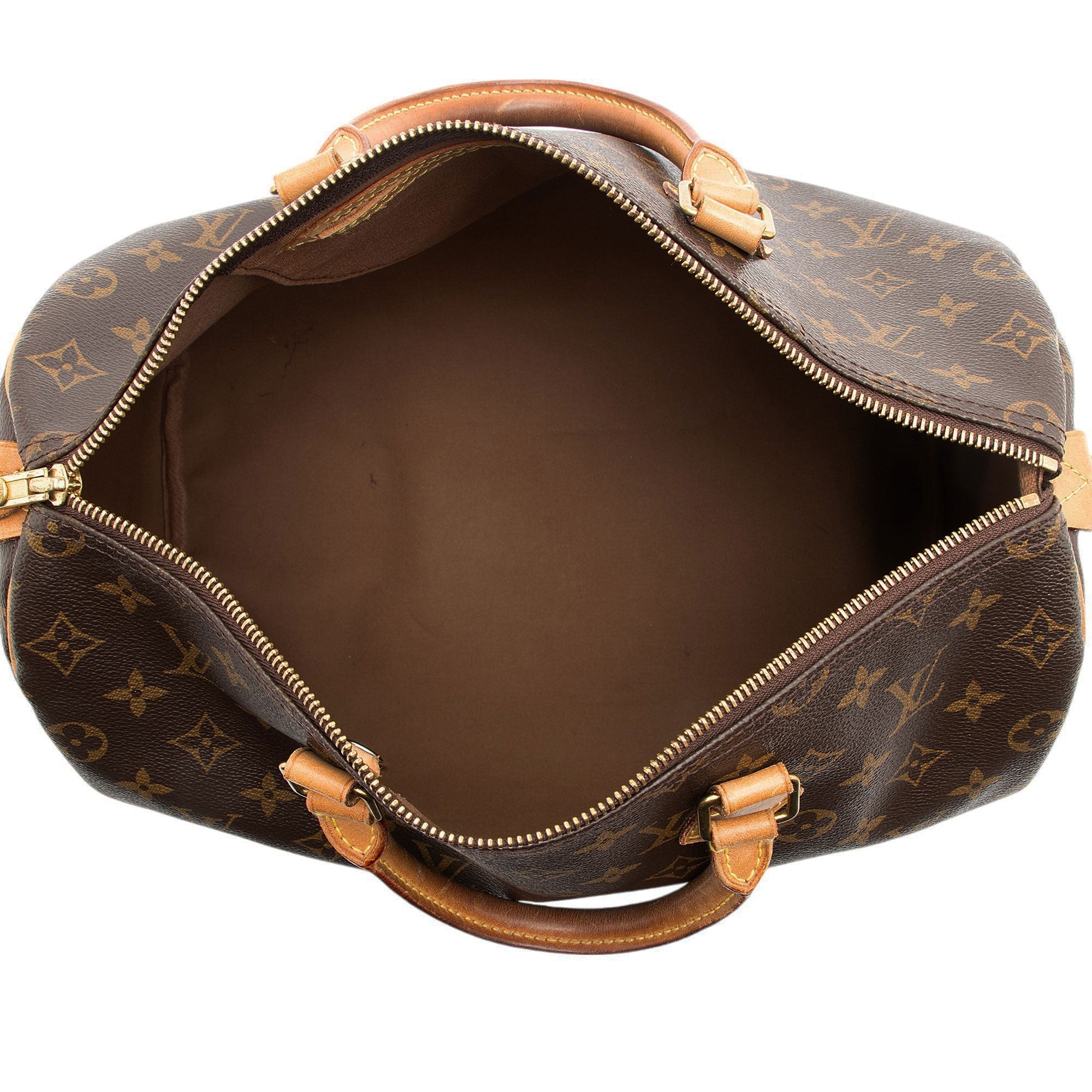 Louis Vuitton Monogram Canvas Speedy 35 Satchel (SHF-wdK2Fs)