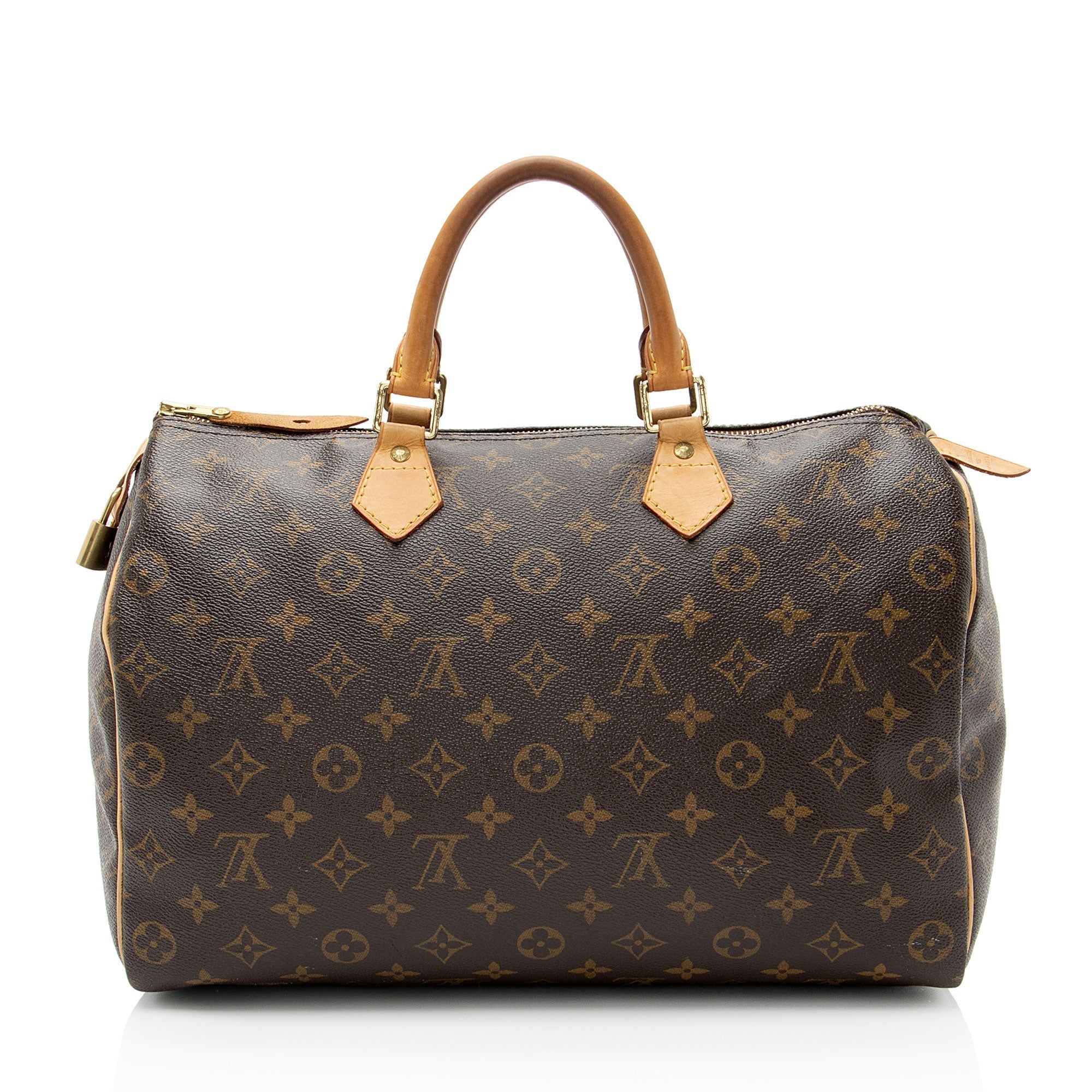 Louis Vuitton Monogram Canvas Speedy 35 Satchel