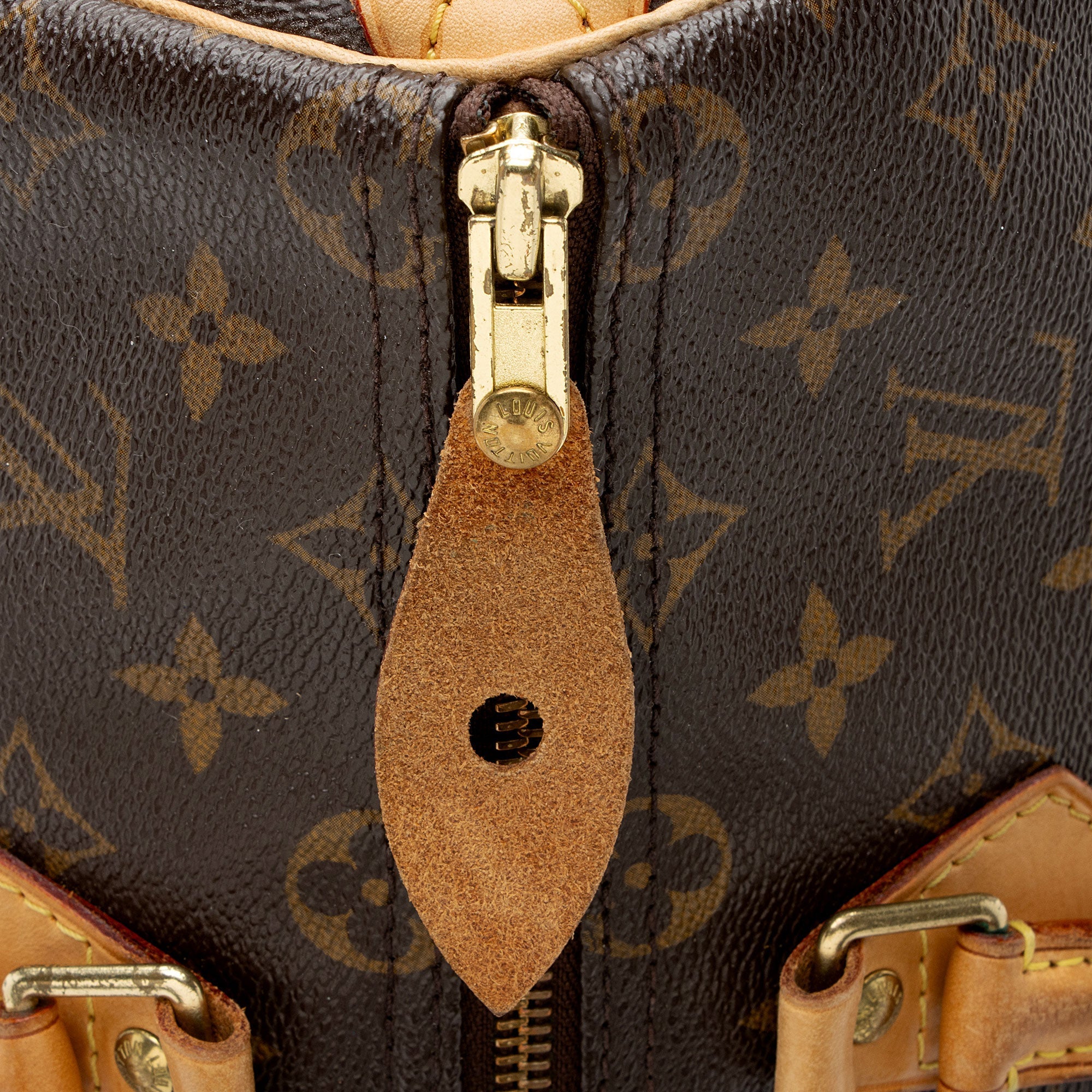Louis Vuitton Monogram Canvas Speedy 35 Satchel