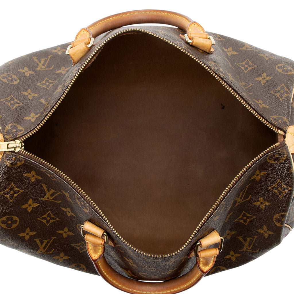 Louis Vuitton Monogram Canvas Speedy 35 Satchel
