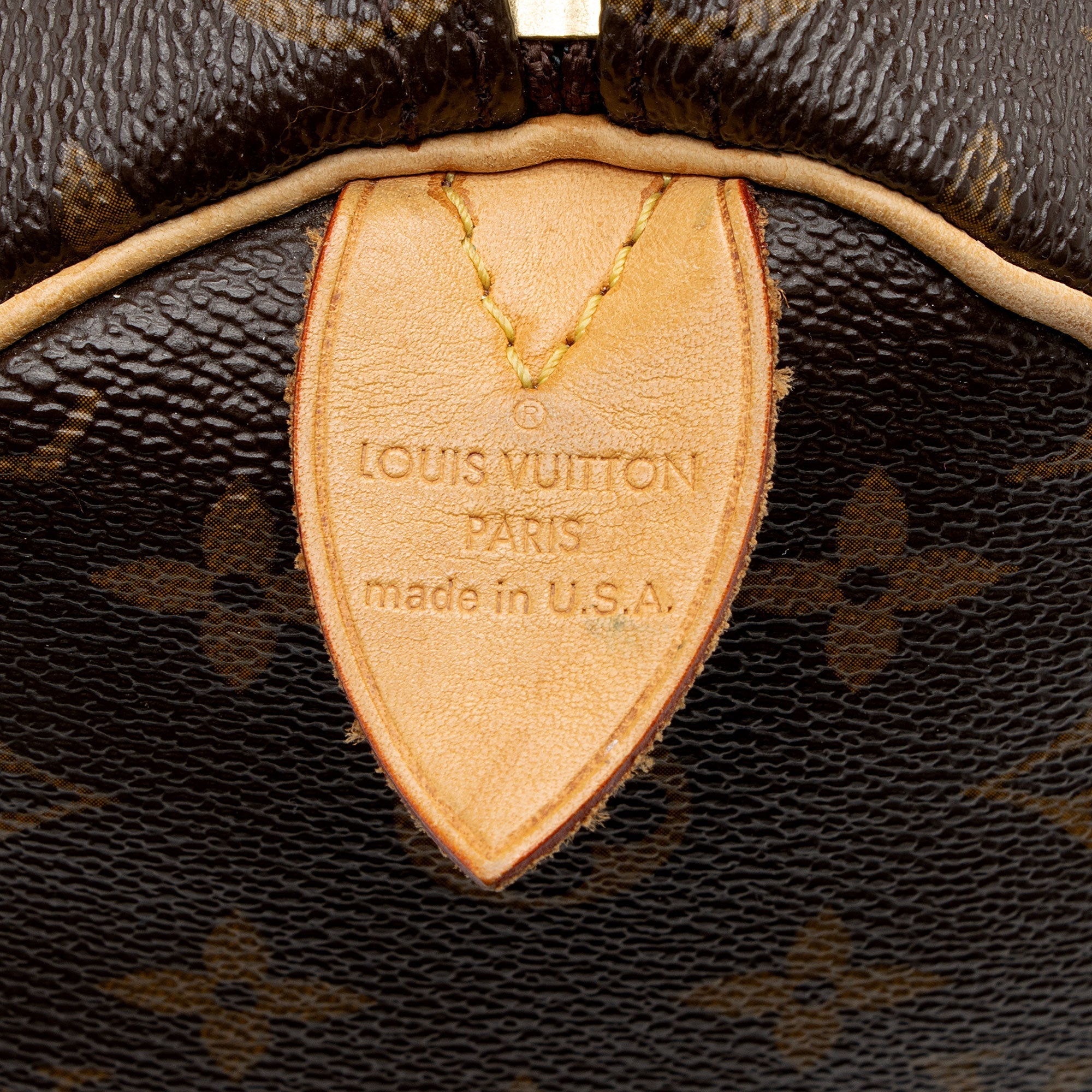 Louis Vuitton Monogram Canvas Speedy 35 Satchel
