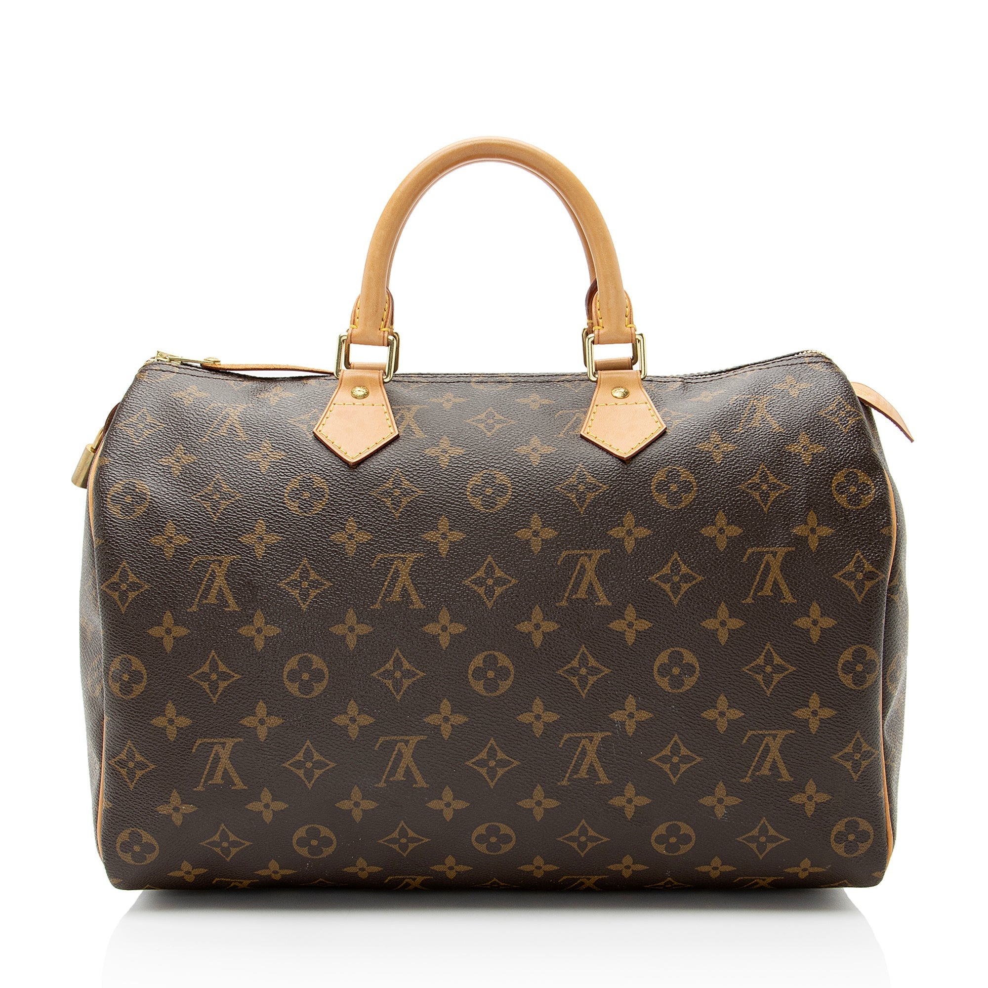 Louis Vuitton Monogram Canvas Speedy 35 Satchel