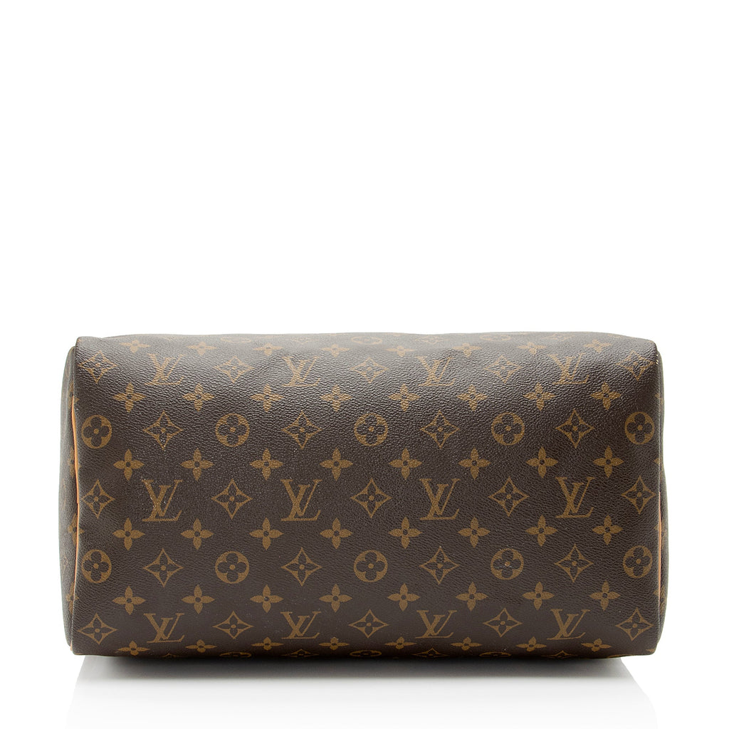 Louis Vuitton Monogram Canvas Speedy 35 Satchel