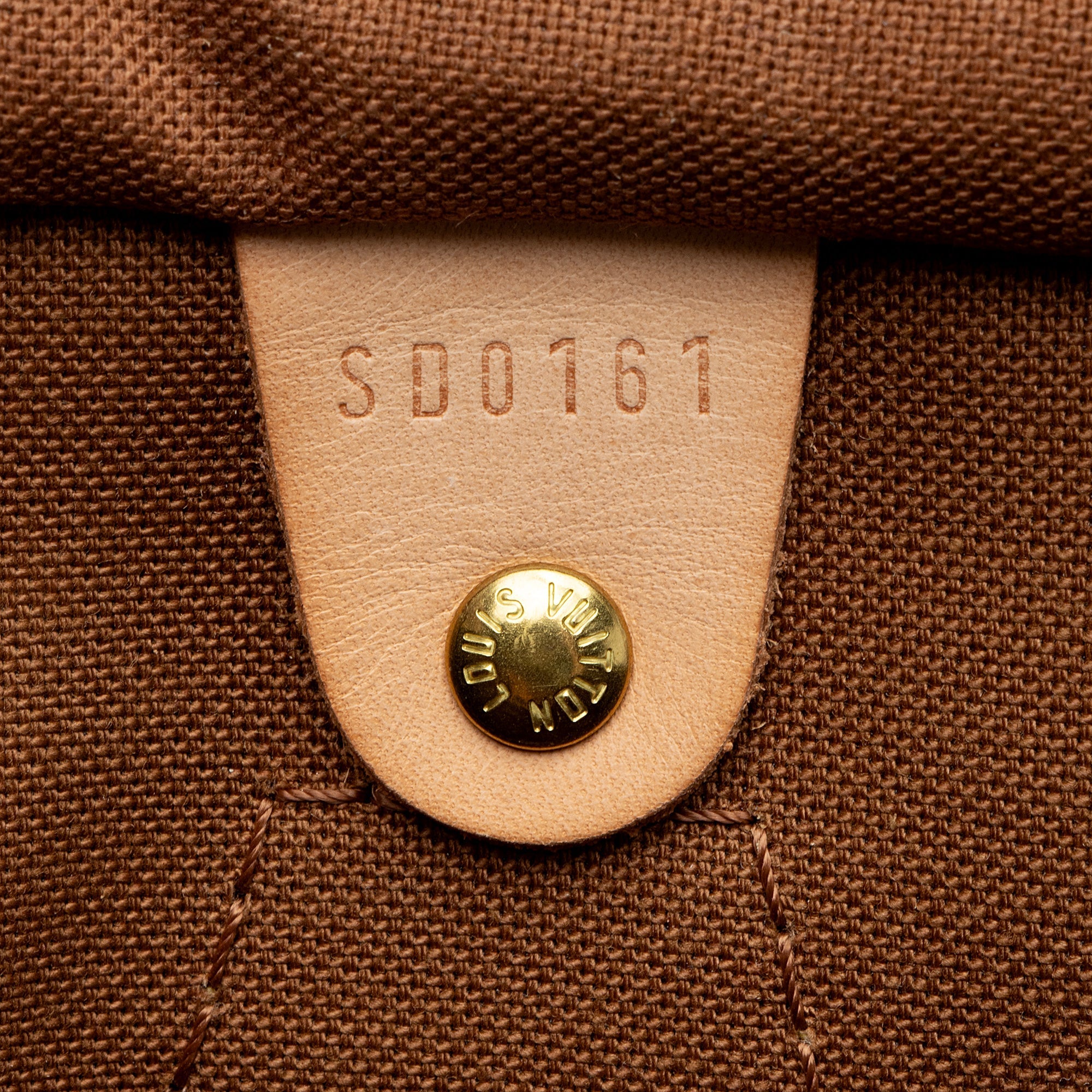 Louis Vuitton Monogram Canvas Speedy 35 Satchel