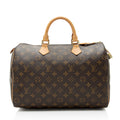Louis Vuitton Monogram Canvas Speedy 35 Satchel