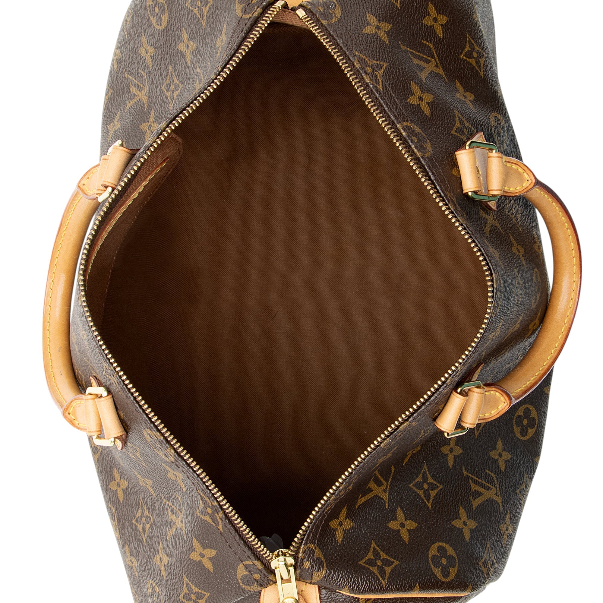 Louis Vuitton Monogram Canvas Speedy 35 Satchel