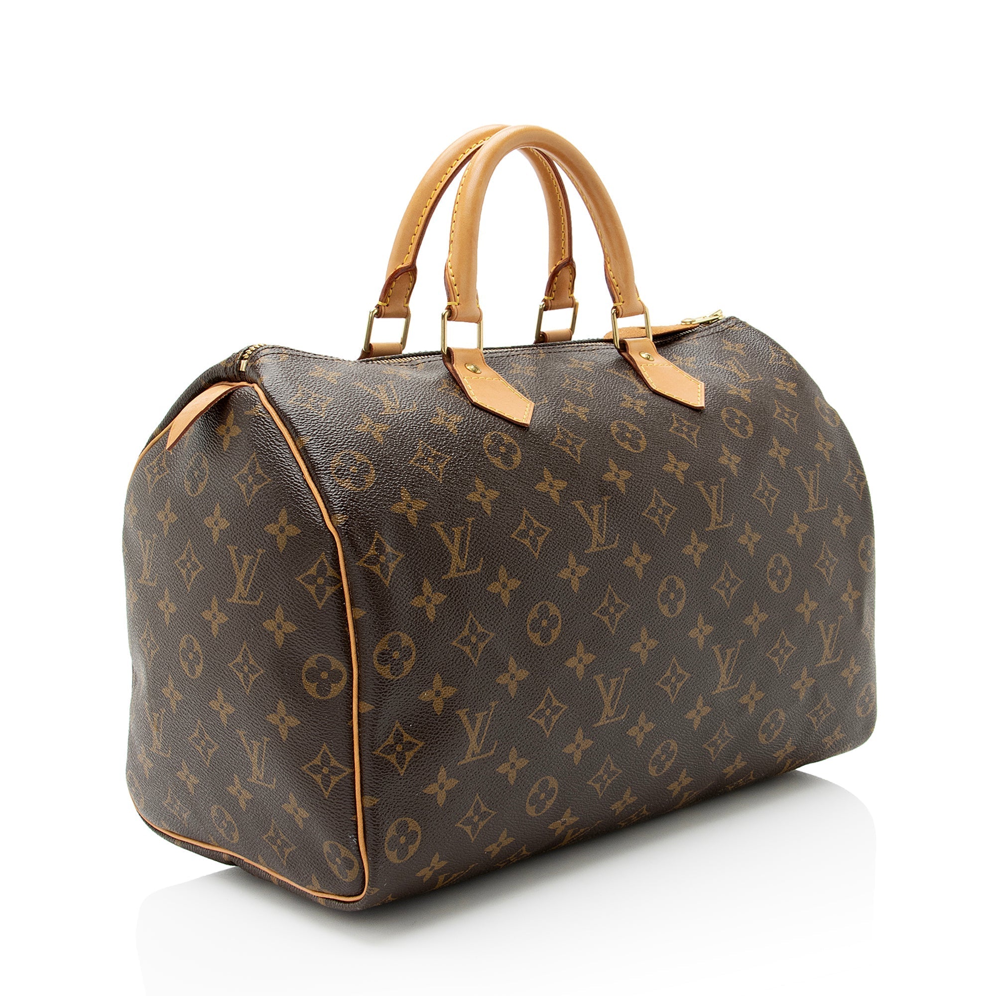 Louis Vuitton Monogram Canvas Speedy 35 Satchel
