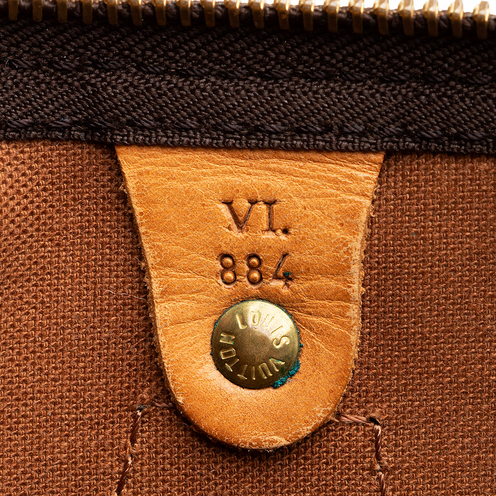 Louis Vuitton  Monogram Canvas Speedy 35 Satchel (SHF-17134)