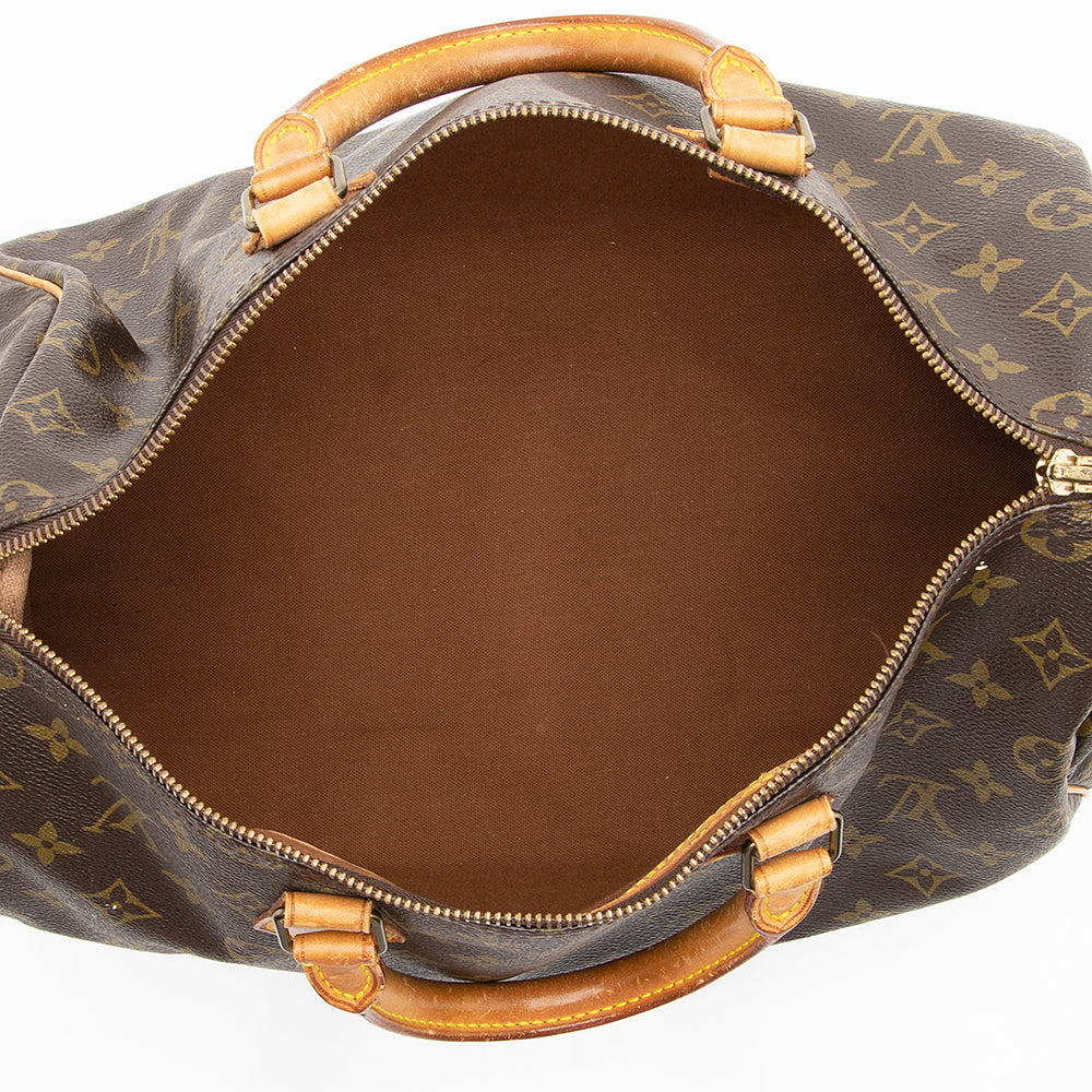 Louis Vuitton  Monogram Canvas Speedy 35 Satchel (SHF-17134)