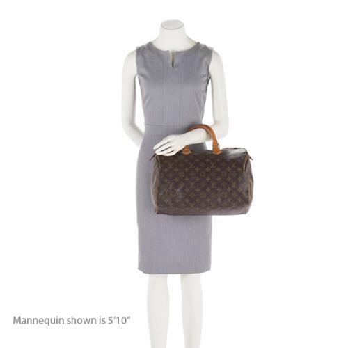 Louis Vuitton Monogram Canvas Speedy 35 Satchel (SHF-18361)