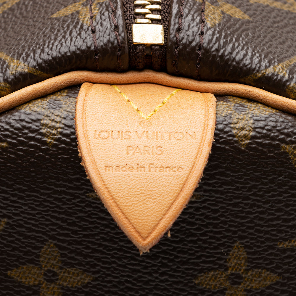Louis Vuitton Monogram Canvas Speedy 40 Satchel (SHF-17019)