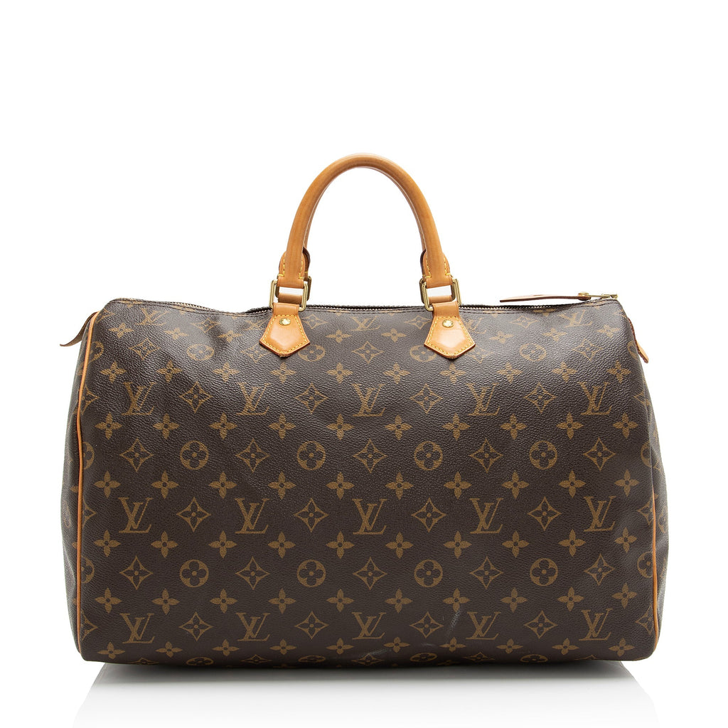 Louis Vuitton Monogram Canvas Speedy 40 Satchel (SHF-23442)